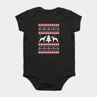 Merry Woofmas Ugly Christmas Baby Bodysuit